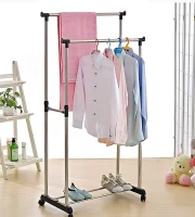 Double Pole Clothes Rackv