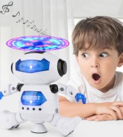 Mechanical Robot Boy Music Electric Dancing Space Walking Robot Toy Kids Presents