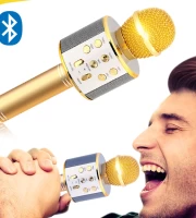 WS-858 Wireless Bluetooth Karaoke Microphone