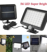 56LED Indoor Outdoor Solar Power Sensor Light