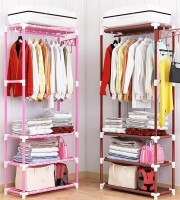 BeautyLand Korean Multipurpose 3 Layer Cloth Organizer Rack Wardrobe