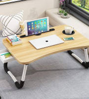 Multifunctional Portable Folding Laptop Table with Drawer