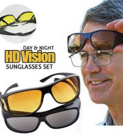 2 In 1 HD Vision Wrap Day and Night Sunglasses