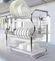 3-Layer Wall Hanging Dish Rack Kitchen Rack