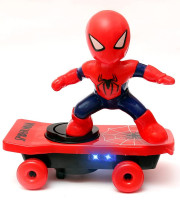 Spider Man Car-Styling Toy (Stunt Car With Skateboard)