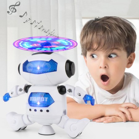 Mechanical Robot Boy Music Electric Dancing Space Walking Robot Toy Kids Presents
