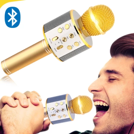 WS-858 Wireless Bluetooth Karaoke Microphone