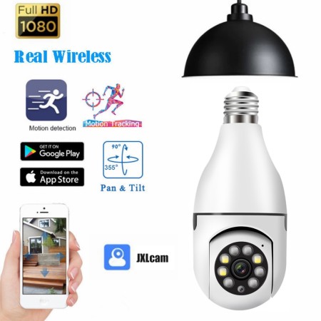 V380 PTZ Bulb System 360 Degree WiFi Panorama IP Camera