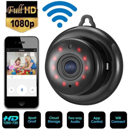 V380 Wifi Smart Home Security Camera Night Vision Protective