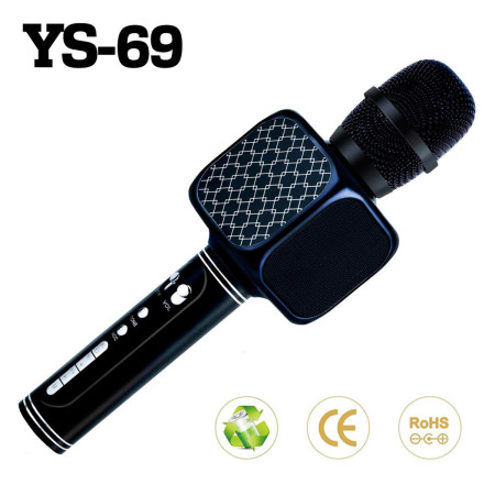 Premium Quality Karaoke YS-69 Magic Bluetooth Microphone with Speaker
