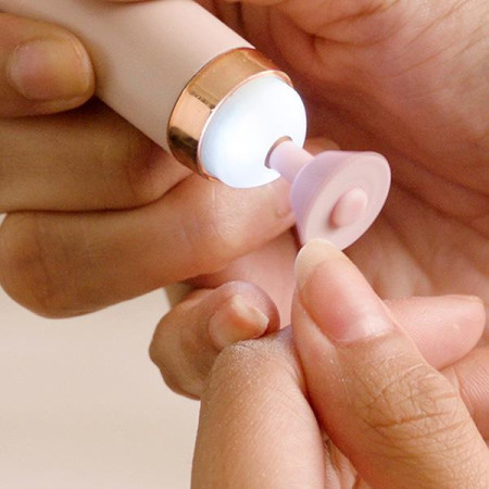 Flowers Salon Nails-Rechargeable-Manicures and Pedicures ( White )