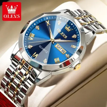 OLEVS 9931 Stainless Steel Analog Watch For Men