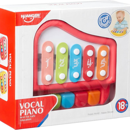 Huanger Vocal Piano with Five Tones Multi Color