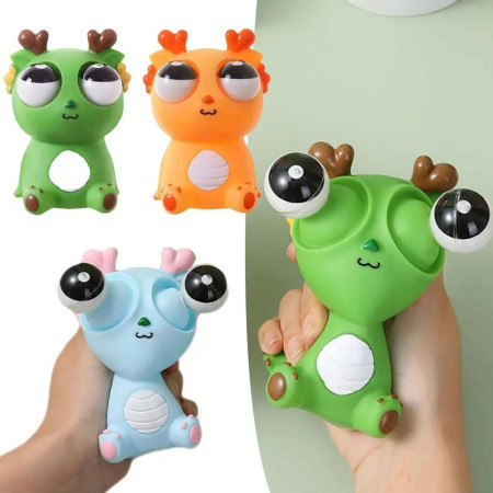 Squeeze Googly Eye dragon doll vent toy