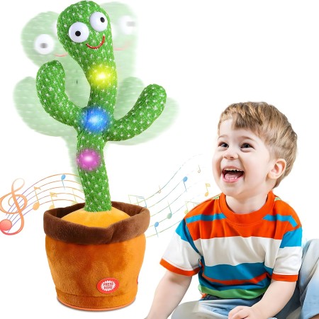 TALKING AND DANCING CACTUS PLUSH TOYS, HOME & OFFICE DECORATION SHOW PIECES (120 SONGS